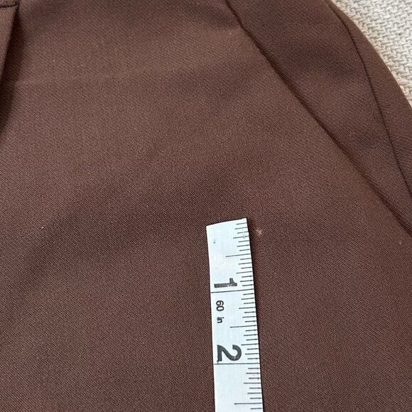 Abercrombie & Fitch Tailored Shorts Size XL Brown Pockets Women's - Picture 9 of 11